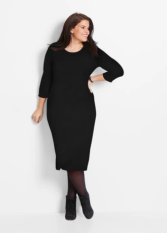 Robe en jersey, Couleur: noir
