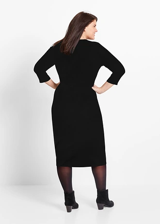 Robe en jersey, Couleur: noir