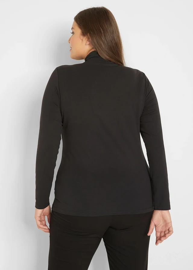Longsleeve (set van 2), Kleur: zwart+zwart