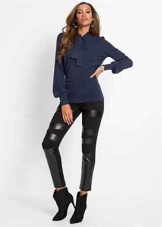 Pull doux en fine maille • bleu foncé • Boutique bonprix