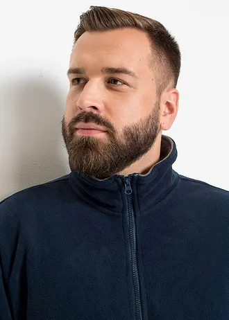 Fleece vest • donkerblauw plus size • bonprix online shop