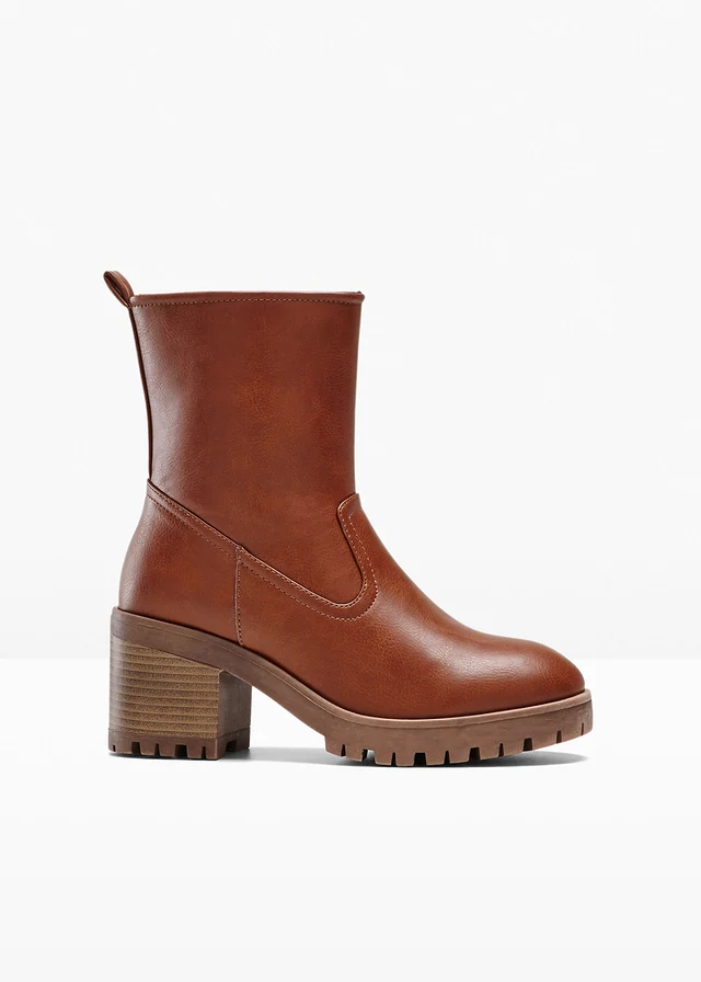 Boots, Couleur: cognac