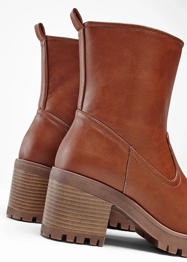 Boots, Couleur: cognac