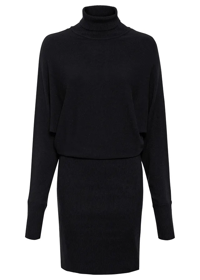 Pletené šaty z viskózového mixu