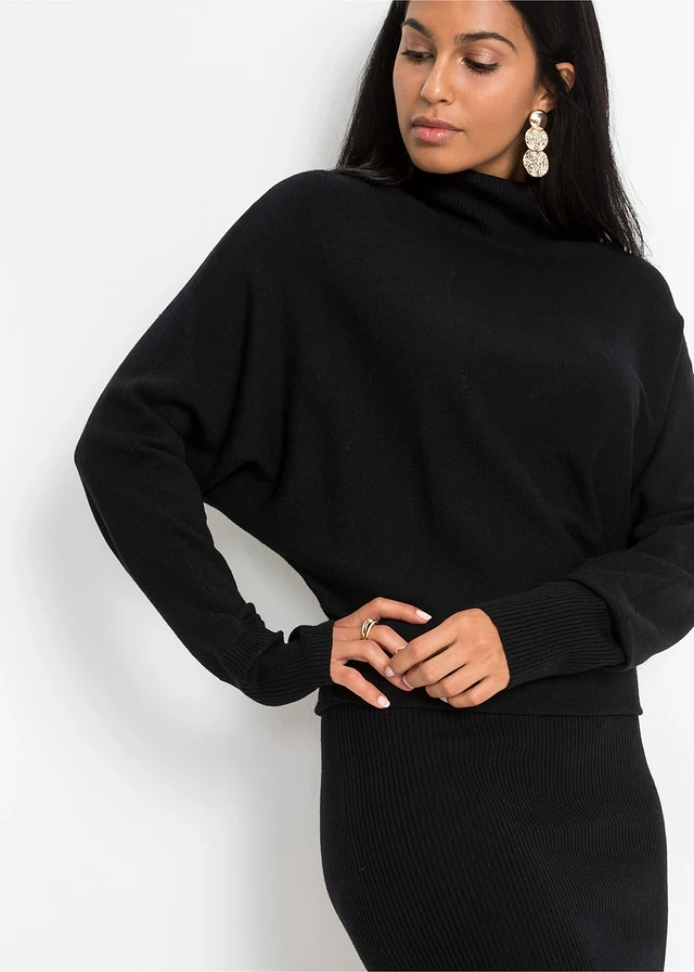 Robe en maille • noir • product-page.page-title-suffix