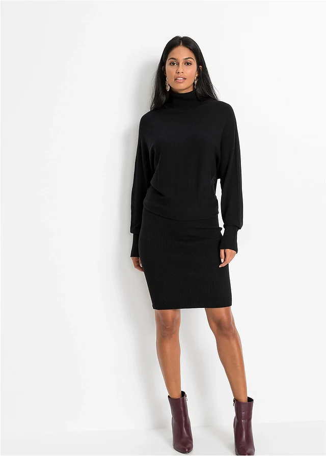 Robe en maille • noir • product-page.page-title-suffix