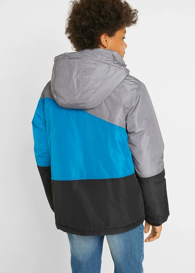 Jongens winterjas • zwart - oceaanblauw - grijs • product-page.page-title-suffix
