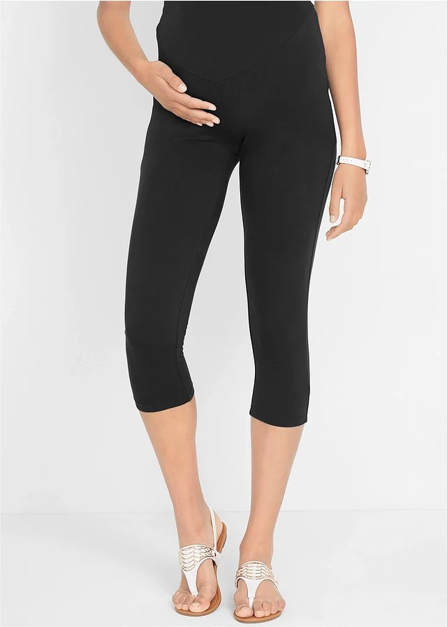Zwangerschapslegging capri (set van 2), Kleur: zwart+zwart