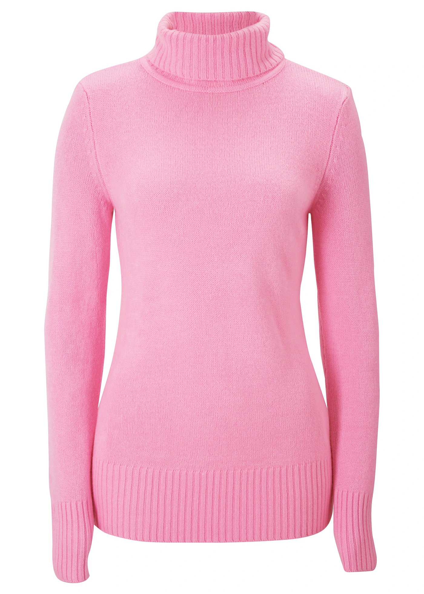 Základní rolák z jemné pleteniny • růžová • bonprix obchod