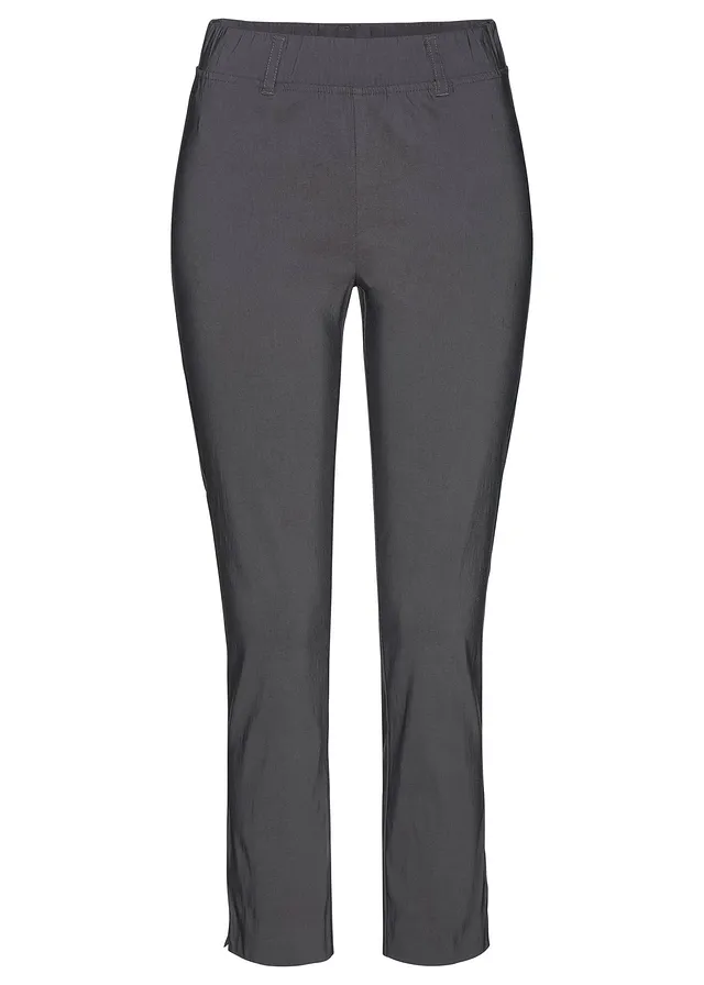 7/8 broek van bengaline • leisteengrijs • bonprix online shop