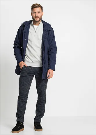 Sweater met troyer kraag, Kleur: lichtgrijs gemêleerd