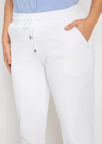 Broek van viscosemix, Kleur: wit