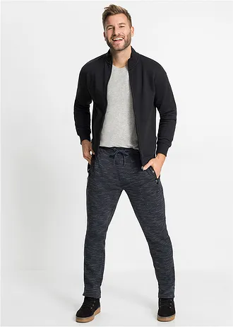 Lot de 3 T-shirts col V • anthracite chiné + gris clair chiné + noir • Boutique bonprix