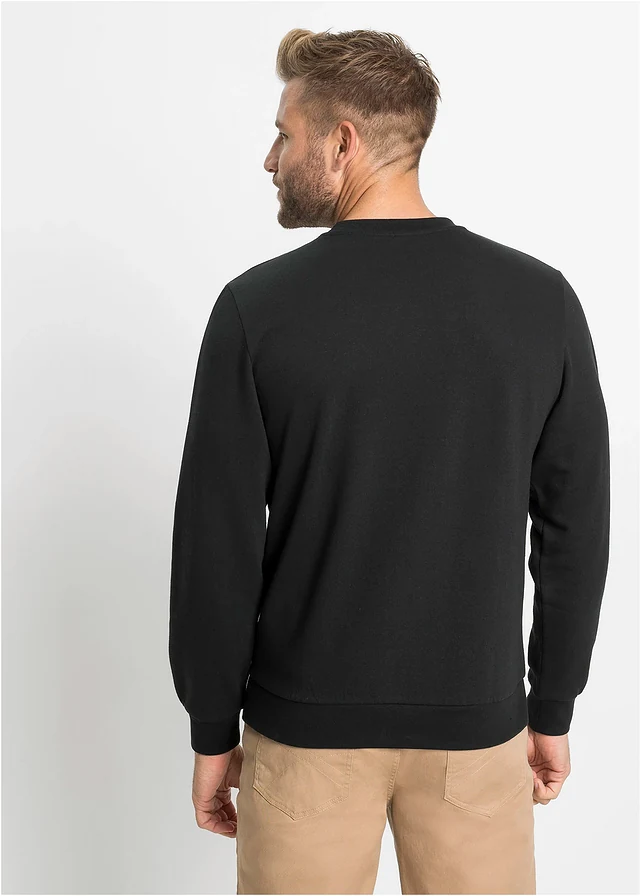 Sweater in regular fit • zwart • product-page.page-title-suffix