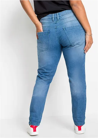 Džíny Boyfriend, Mid Waist • modrý denim plus size • bonprix obchod