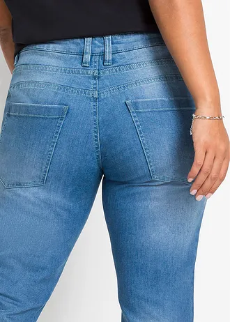 Džíny Boyfriend, Mid Waist • modrý denim plus size • bonprix obchod
