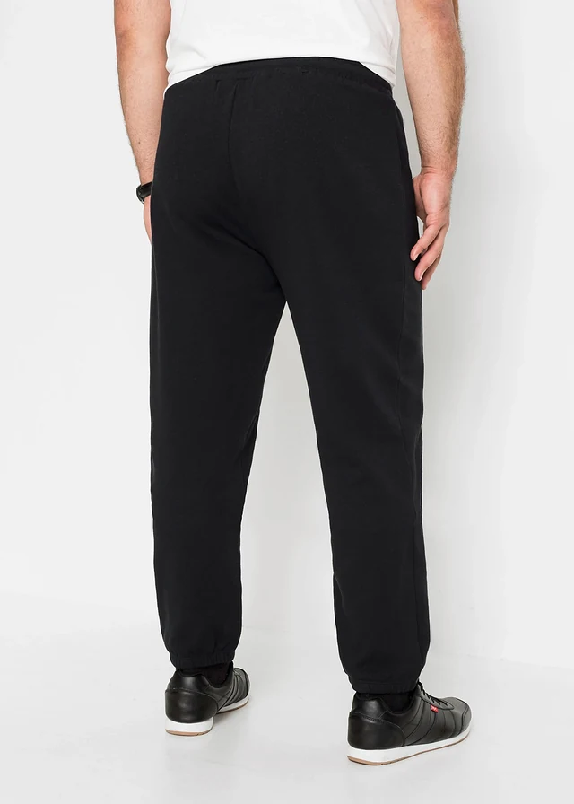 Lot de 2 pantalons de jogging, Couleur: noir+anthracite chiné