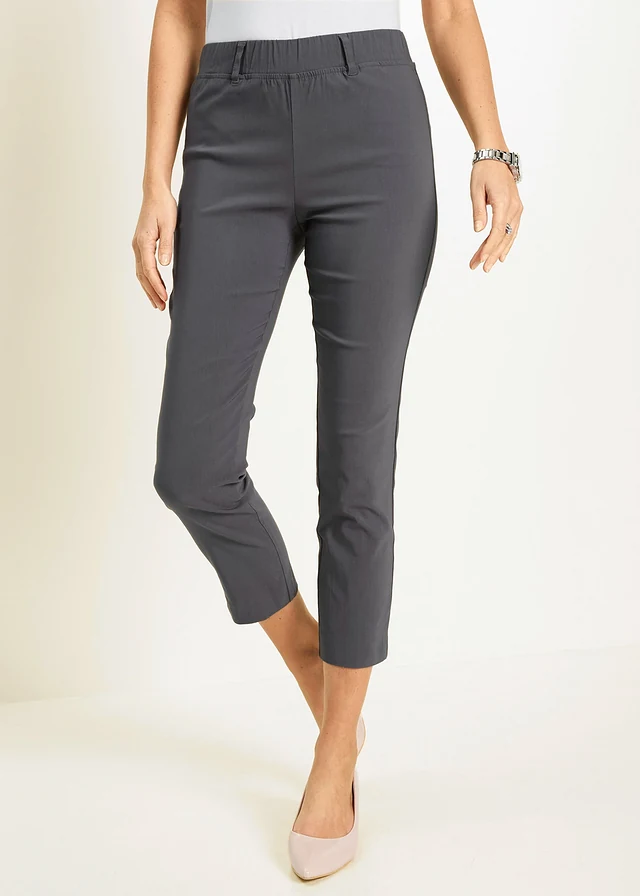 7/8 broek van bengaline • leisteengrijs • product-page.page-title-suffix