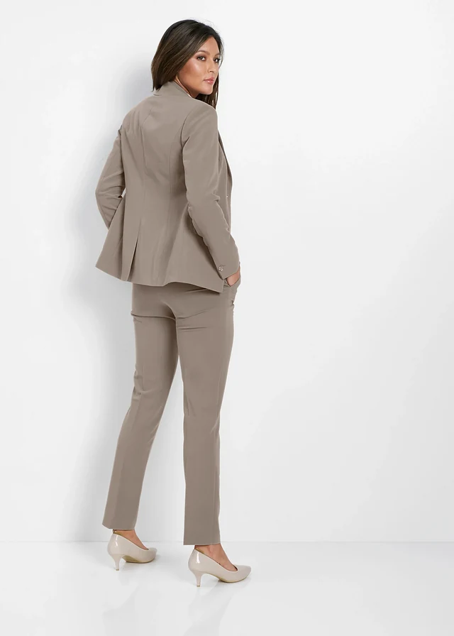 Broekpak, Kleur: taupe