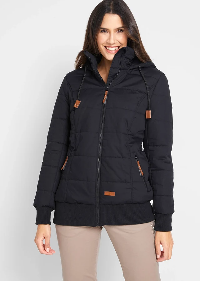 Veste outdoor avec détails enduits • noir • product-page.page-title-suffix