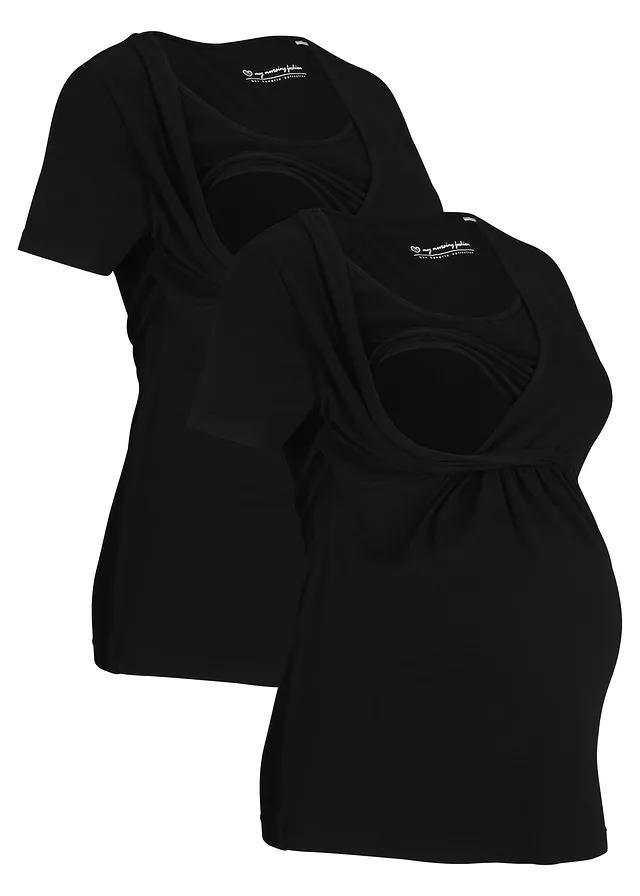 Set de 2 bluze „2în1” maternitate