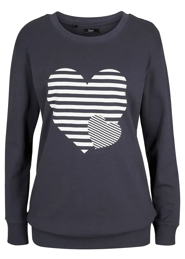 Tričko s dlhým rukávom, bavlnené, s potlačou