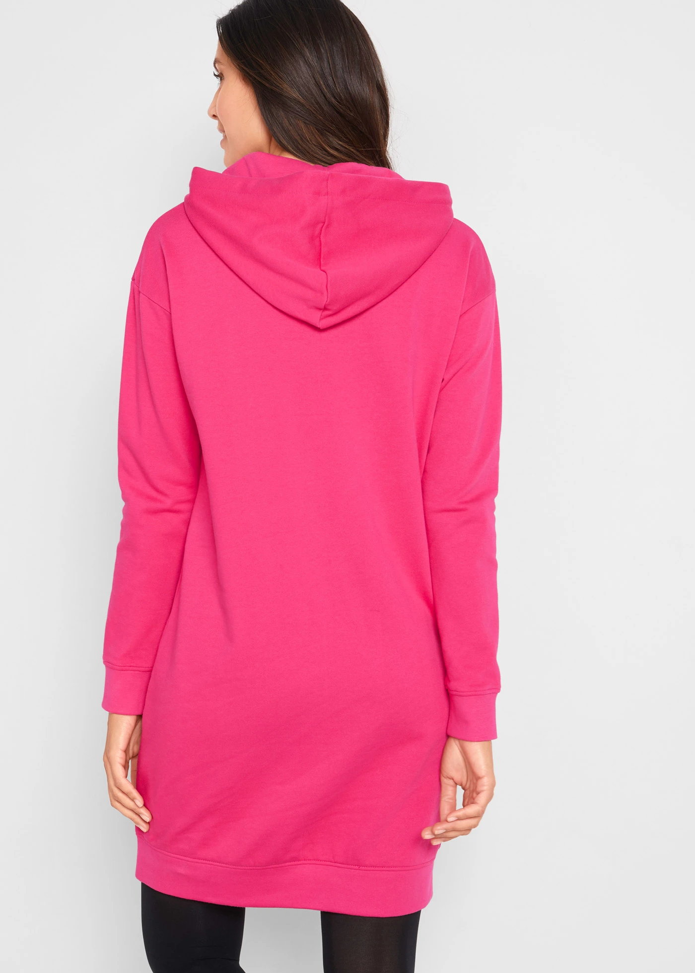 Sweatjurk met biologisch katoen • donkerpink • bonprix online shop