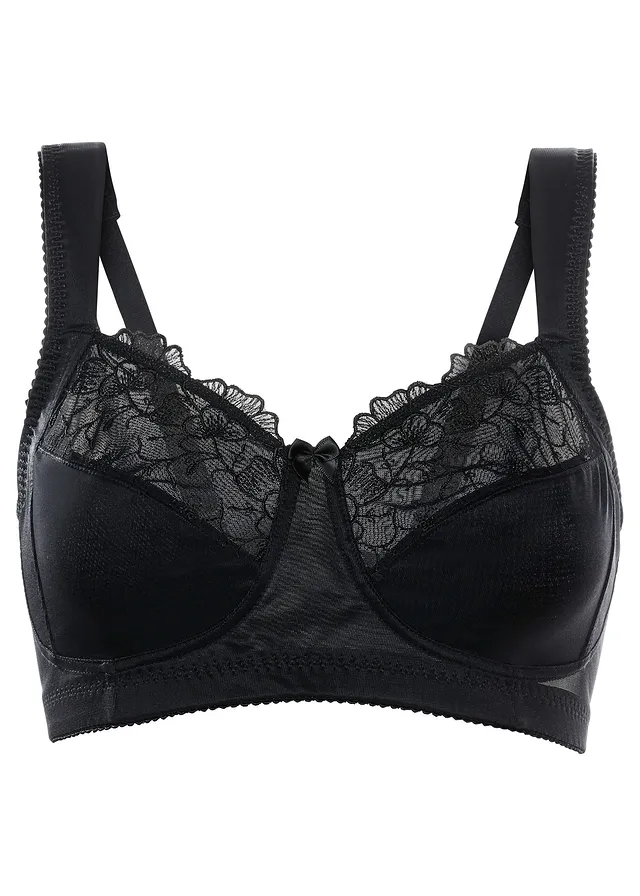 Soutien-gorge grand maintien sans armatures, bretelles rembourrées