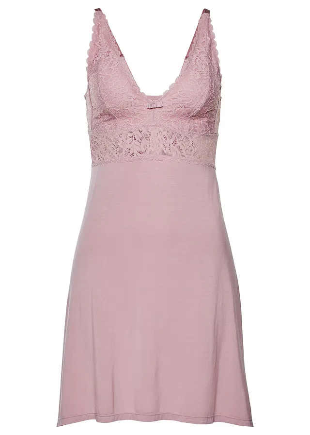 Slipdress van zachte viscose
