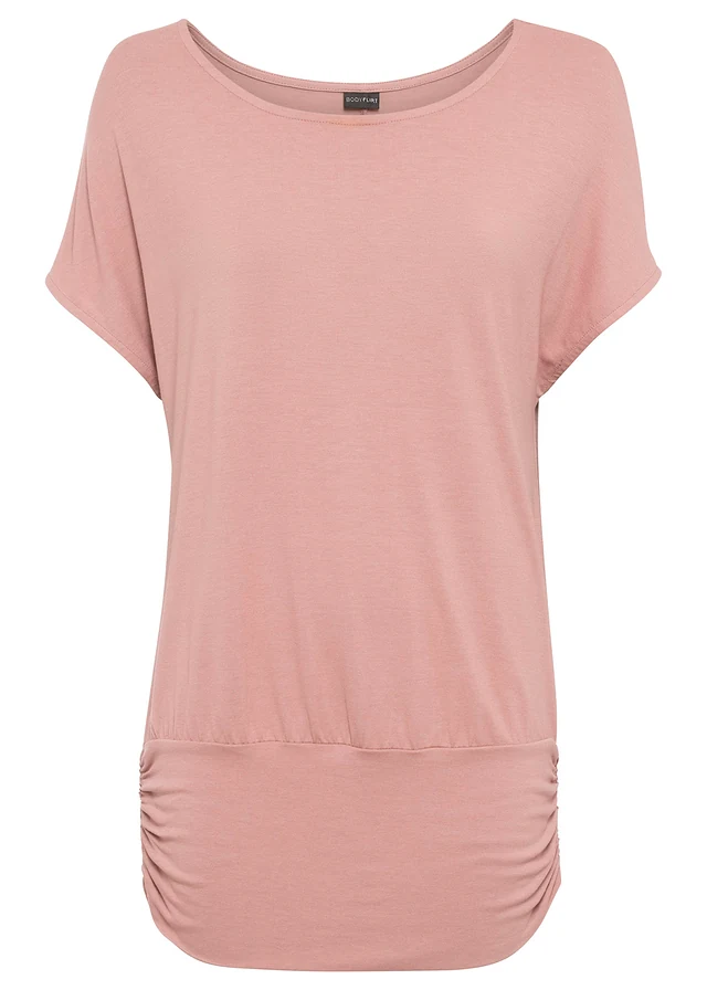 T-shirt doux en viscose extensible