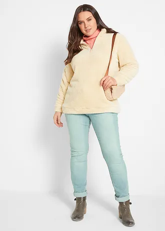 Strečové džíny Skinny, Mid Waist, barva: světle modrá used