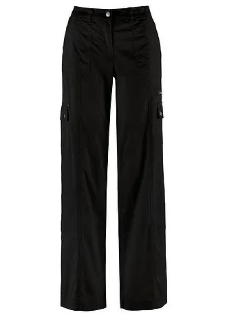 Bavlněné cargo kalhoty, Mid Waist