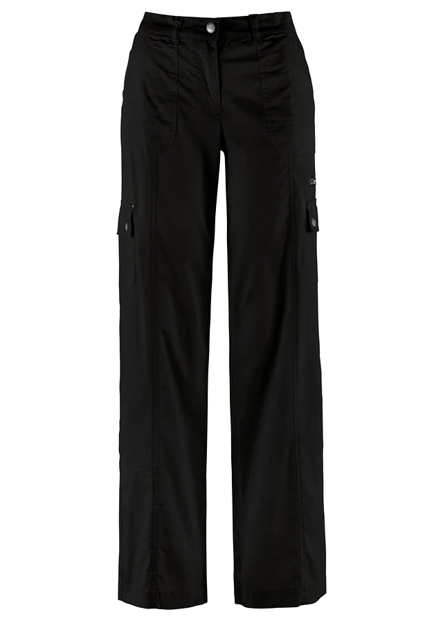 Bavlněné cargo kalhoty, Mid Waist