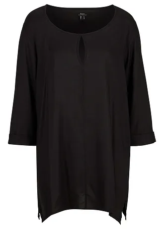 Bluzka koszulowa z czystej wiskozy