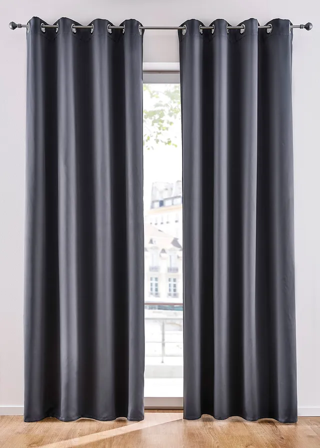 Draperie opacă, disponibilă în multe mărimi (1 buc/set.)