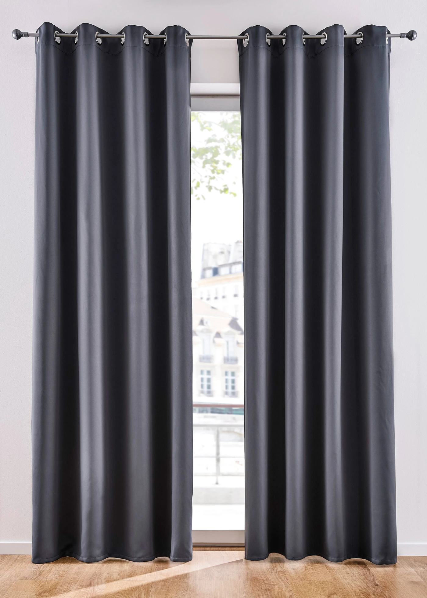 Rideau obscurcissant (1 pce), nombreuses tailles • anthracite • Boutique bonprix