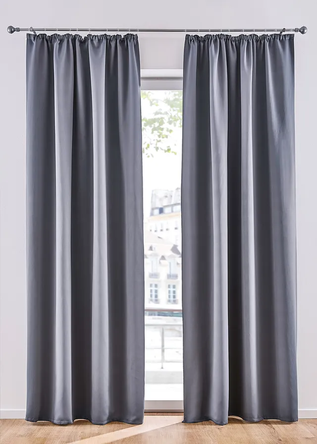 Draperie opacă, disponibilă în multe mărimi (1 buc/set.)