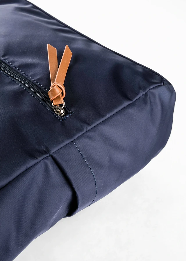 Sac à dos à détails contrastants, Couleur: bleu foncé