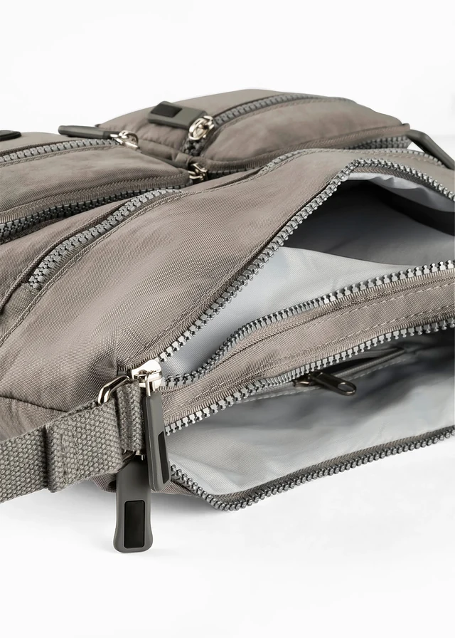 Sac à bandoulière avec poches extérieures • gris • product-page.page-title-suffix