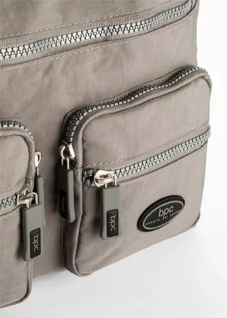 Schoudertas met vakken aan de buitekant • grijs • bonprix online shop