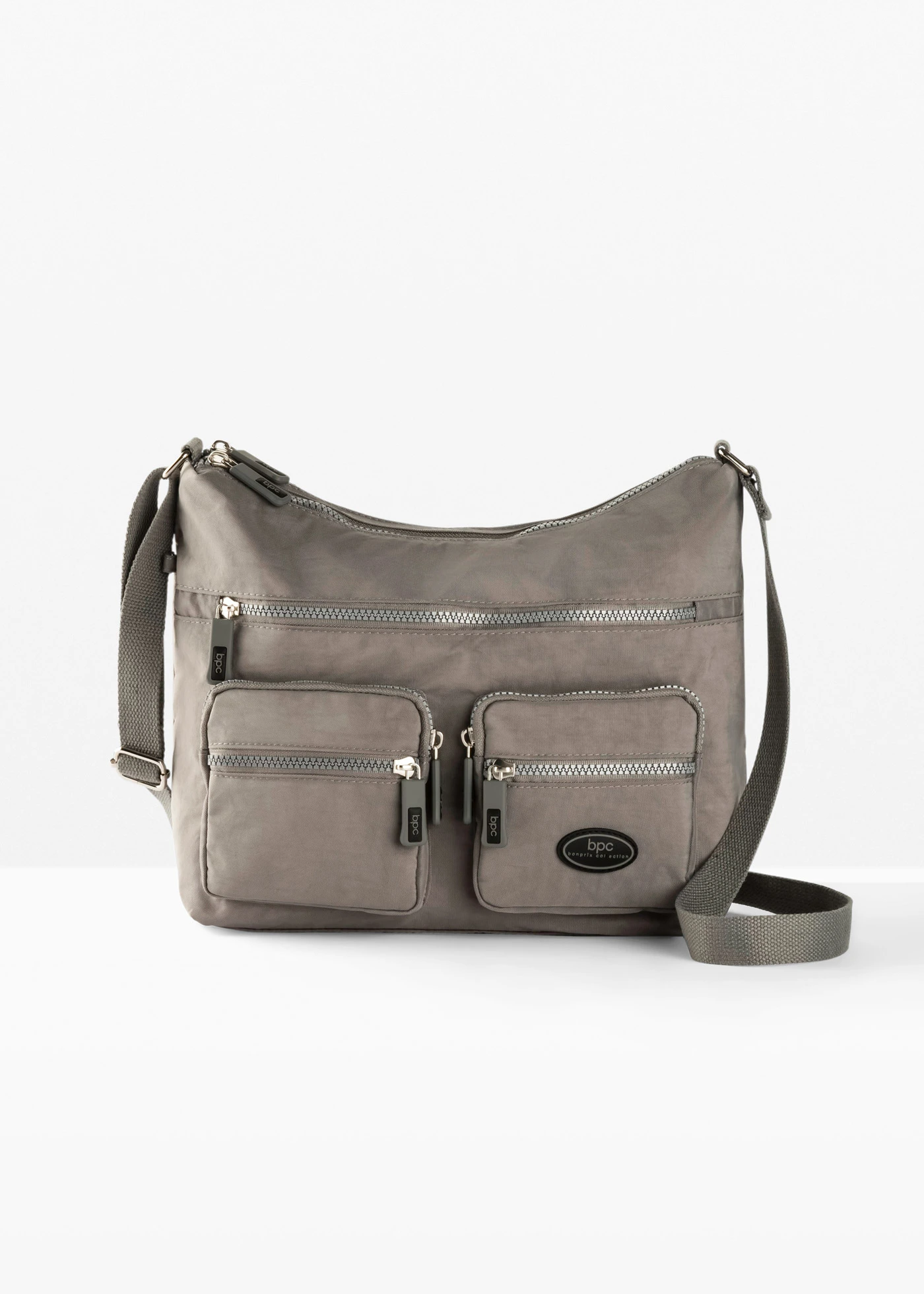 Kabelka Crossbody s vonkajším vreckom • sivá • obchod bonprix