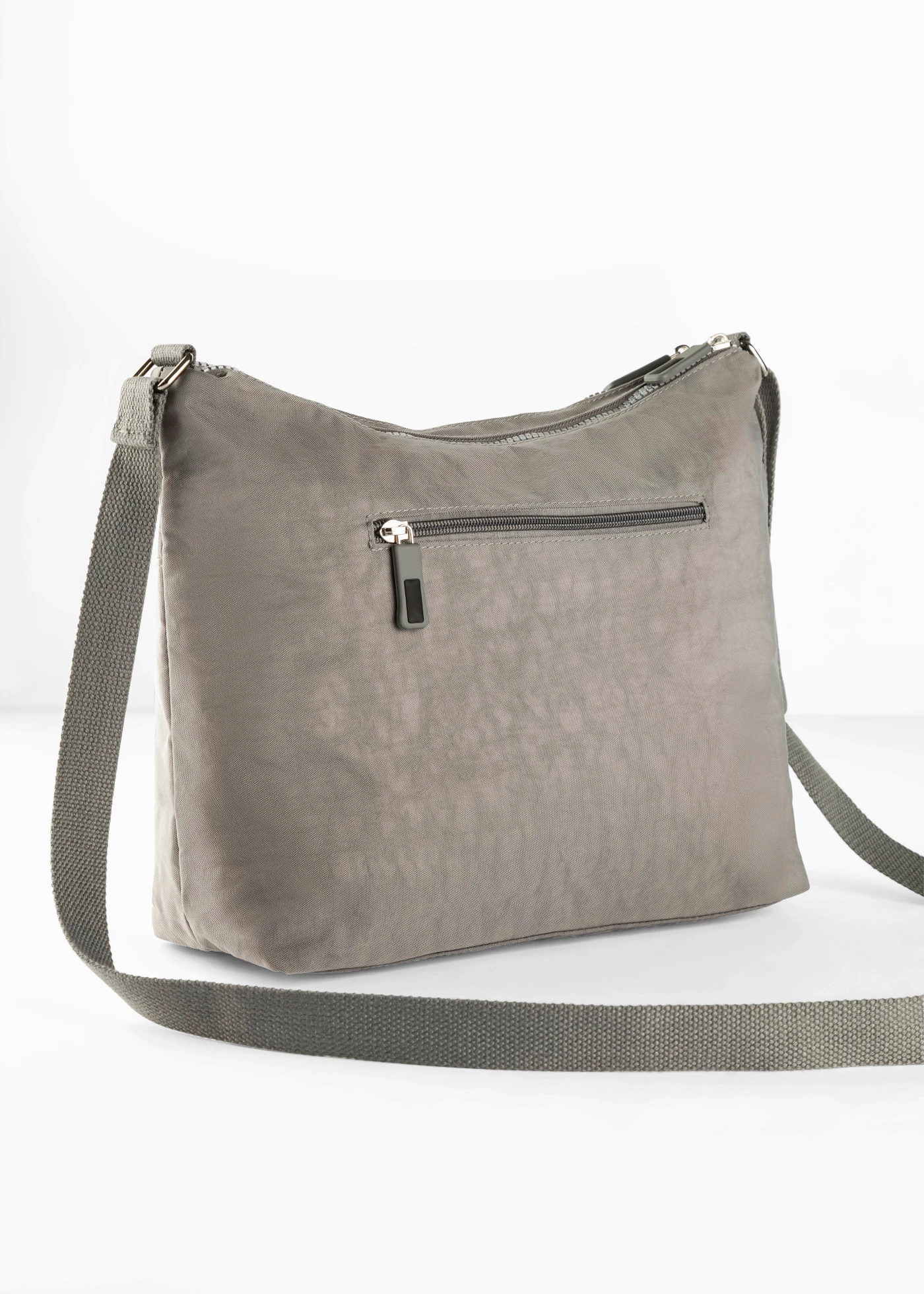 Kabelka přes rameno, s vnějšími kapsami • šedá • bonprix obchod