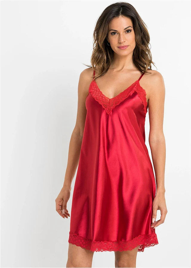 Slipdress, Kleur: koraal