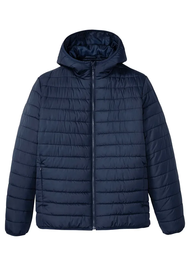 Gewatteerde jas van gerecycled polyester • donkerblauw • bonprix online shop