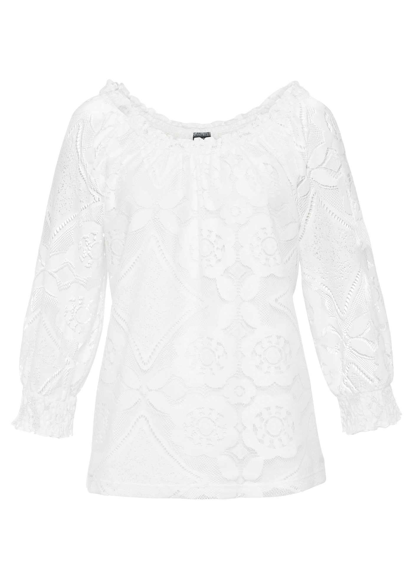 Blouse à manches ballon • ecru • Boutique bonprix