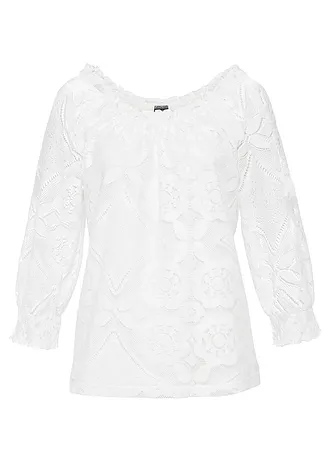 T-shirt manches longues • ecru • Boutique bonprix