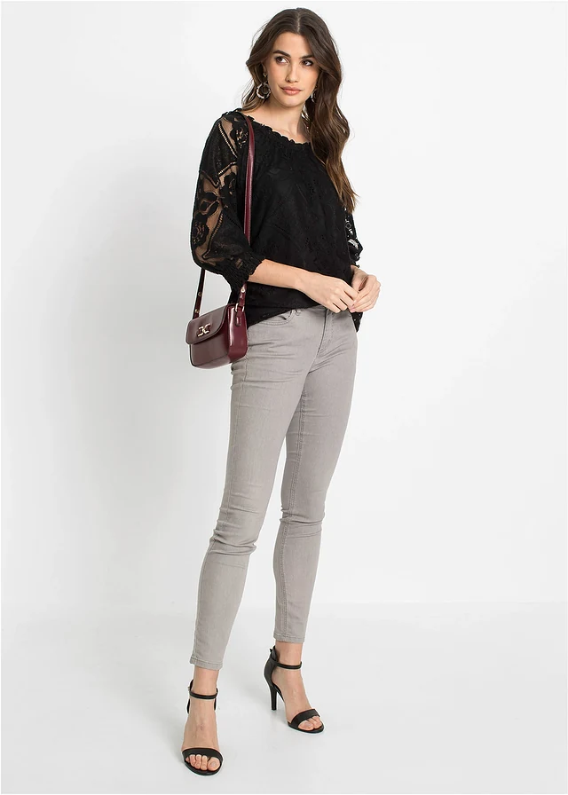 Blouse à manches ballon • noir • product-page.page-title-suffix