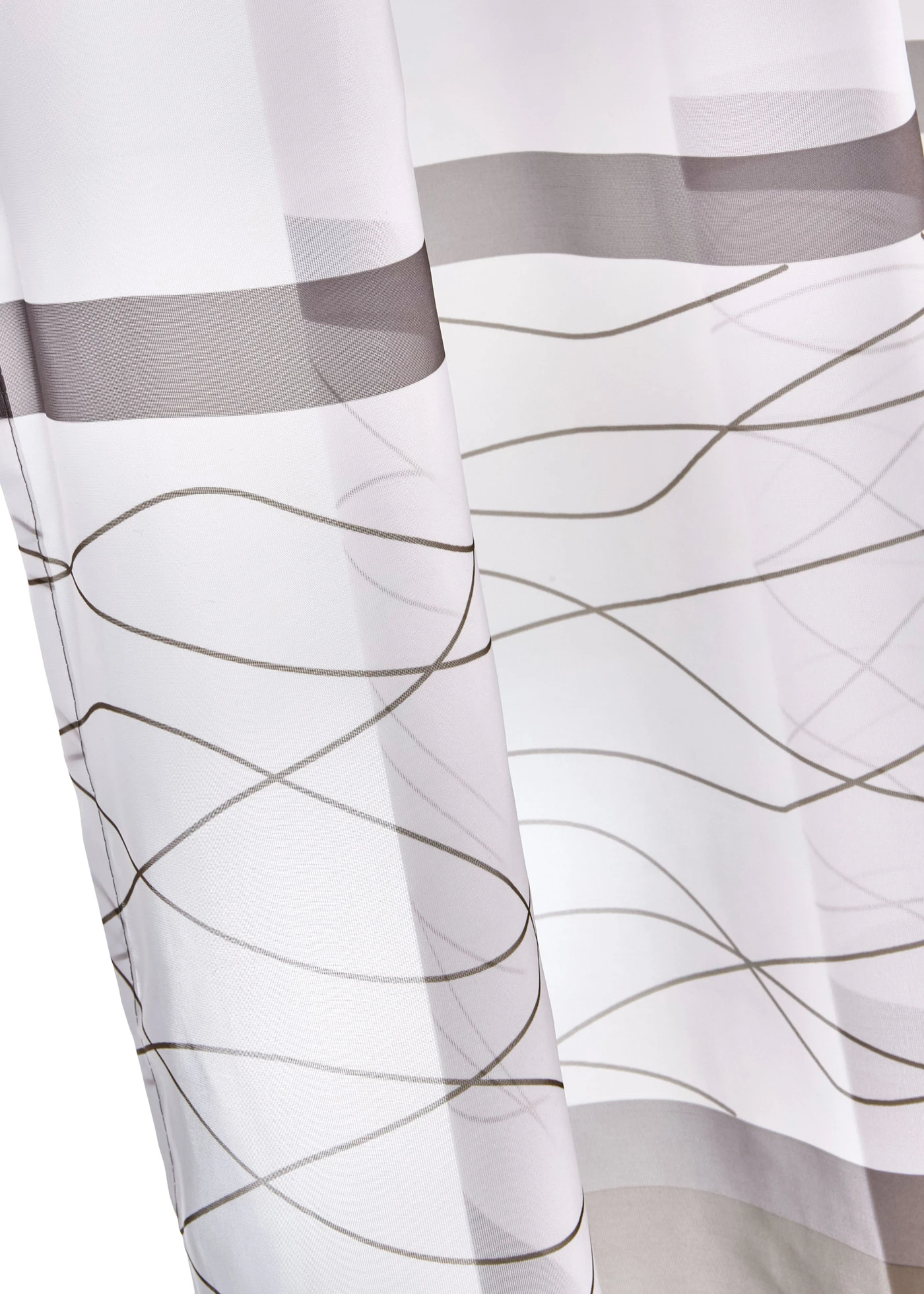 Záclona s recyklovaným polyesterem (1 ks v balení) • hnědošedá • bonprix obchod