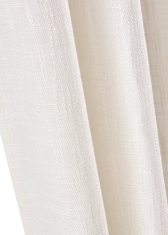 Rideau opaque et texturé (1 pce), Couleur: vanille chiné