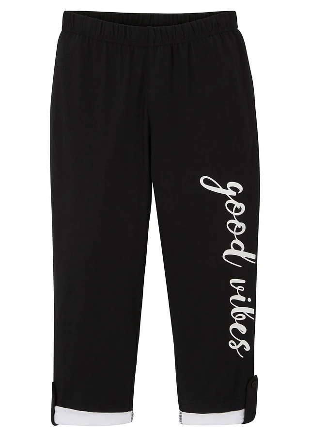 3/4 legging met biologisch katoen